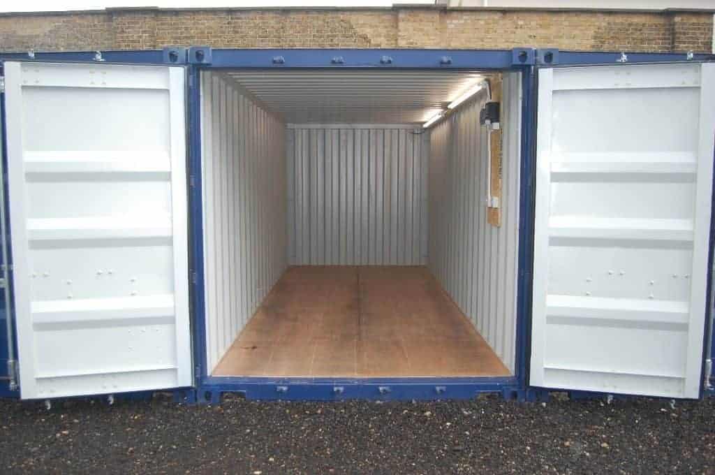 Shipping Container Storage Rooms Self Storage Rooms x 20 Units Steel Doors 