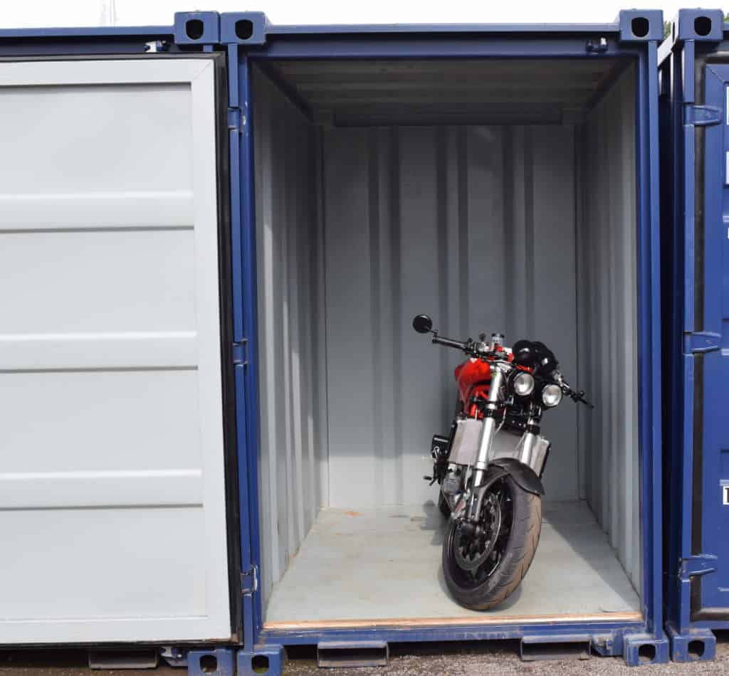 Motorbike storage for Bicester