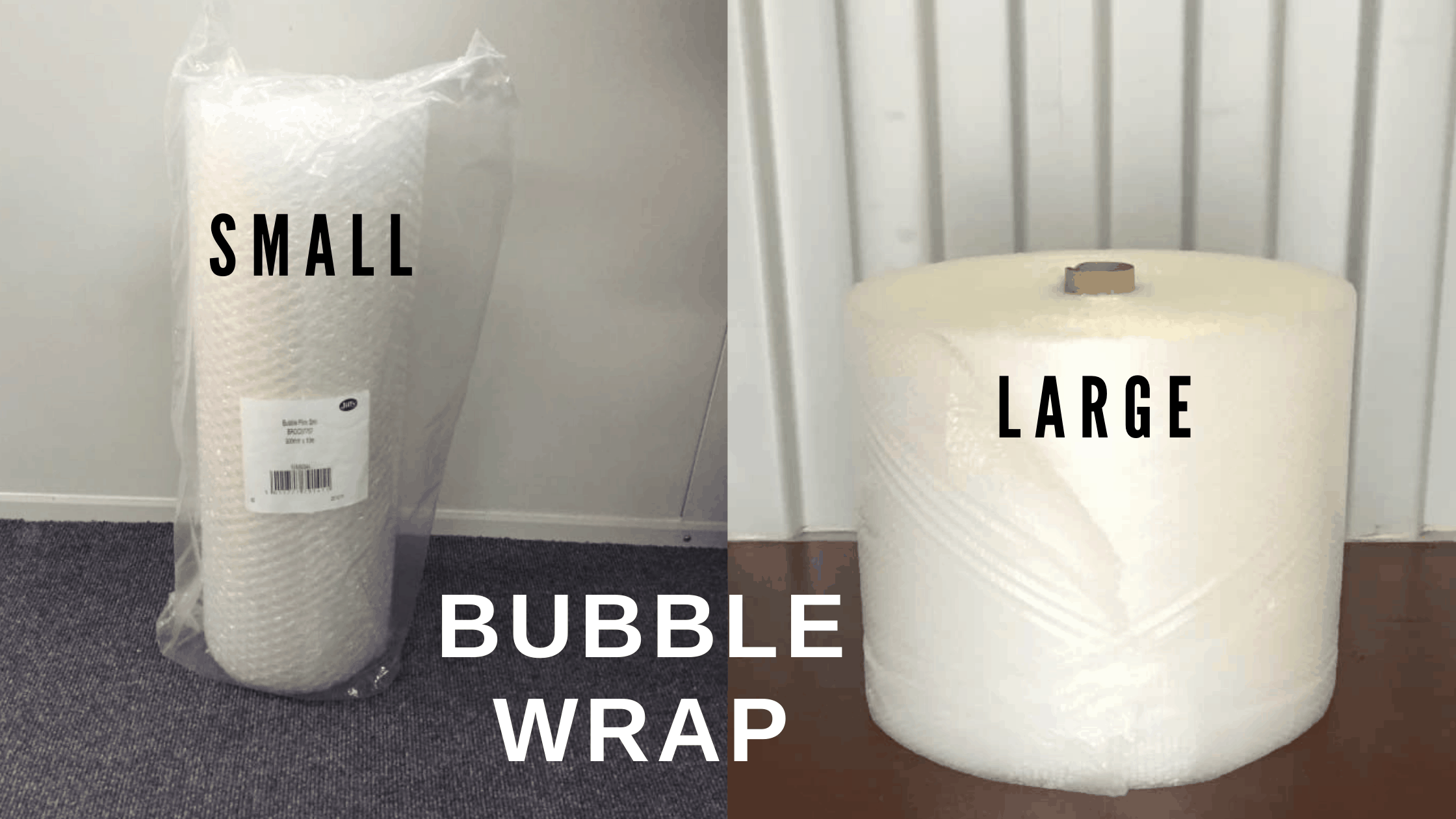 Bubble Wrap Sizes